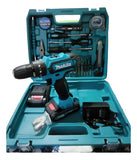 Taladros Inalambricos Atornillador Y Percutor De 24 Voltios - Azul Petróleo - 60hz