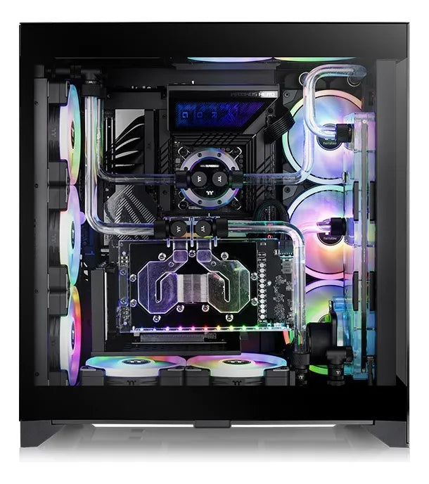 Armario Thermaltake Cte E660 Max Gamer, ventiladores S/S, negro