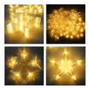 Instalación Luces Led Estrella Decoración Navideña Cálida 1#