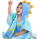 Toalla Poncho Infantil Con Capucha - Animales, Algodón, Play