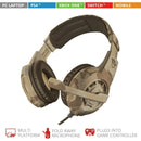 Auriculares gamer Trust GXT Radius GXT 310 desert camo