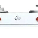 Estufa Eléctrica 2 Puestos 1000w Cada Puesto Color Blanco
