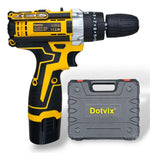 Taladro Inalámbrico De 18 Voltios Con Percutor 2 Velocidades - Amarillo - 50hz/60hz