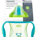 Vaso Entrenador Chicco 7 Onz Boquilla Semiblanda Verde 6m+ Azul