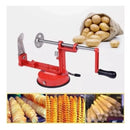 Pelador Papa En Espiral Espiropapa Verduras Cocina Rojo