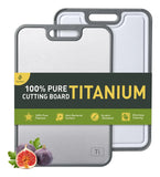 Tablas De Cortar De Titanio Puro 2 En 1 Para Cocina, Tabla D