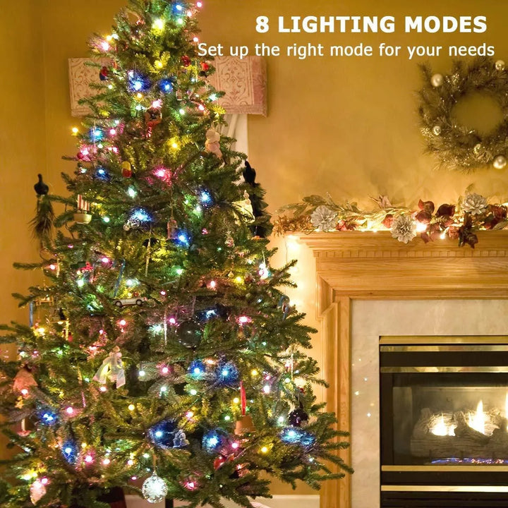 Extensión 100 Luces Navideñas Led Sf 33 Pies Con Control