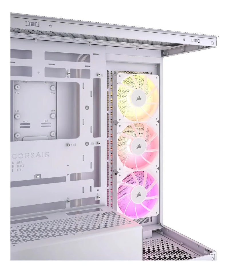 Gabinete Corsair 3500x Argb Mid-tower Atx Icue Link Blanco