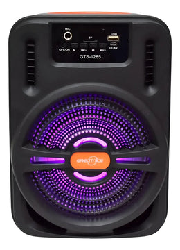 Parlante Mini Cabina Sonido Bafle Portátil Micrófono Control Diseño 1