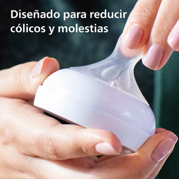 Biberon Avent Natural 3.0 Response Scy903/01 9oz/260ml 1pz Color Traslúcido