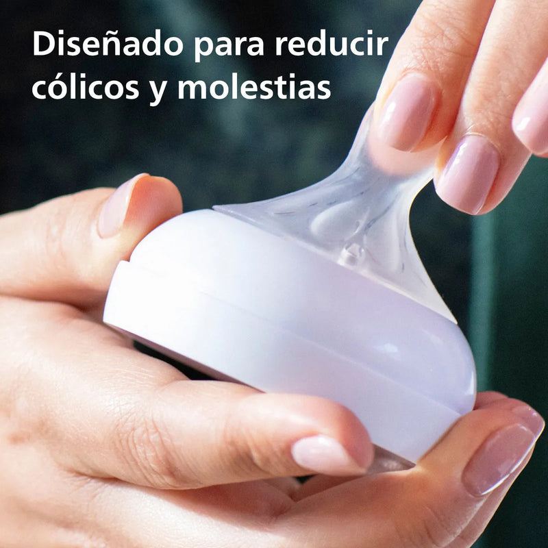Biberon Avent Natural 3.0 Response Scy903/01 9oz/260ml 1pz Color Traslúcido