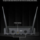 Microfonos Inalambricos Doble Takstar Ts3310 100mt 100ch Uhf Negro
