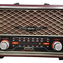 Radio Altavoz Portátil Fm Am Inalámbrico Vintage Usb Aux Sd Diseño