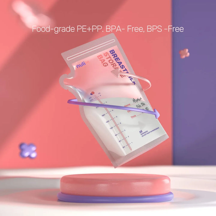 Nuliie 120 Bolsas De Almacenamiento De Leche Materna, Bolsas
