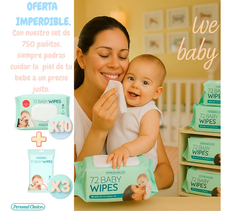 Pañitos Humedos Caja 750und Panitos Humedos Bebe Calentador