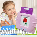 Lector Tarjetas Interactivas Inglés, Español 255 Tarjetas Azul,rosa
