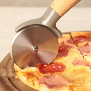 Cortador Pizza Acero Mango Wood Home