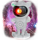 Parlante Bluetooth Proyector de galaxia Astronauta Color Blanco
