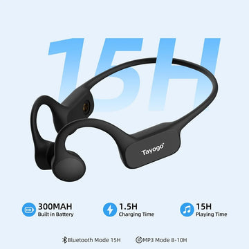 Auriculares Impermeables Tayogo - Conductor Óseo 32g