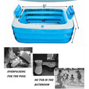 Banera Inflable Doble Para 2 Personas, Aire Electrica Y Repo