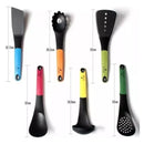 Set Juego Cucharones De 6 Utensilios Para Cocina Variado