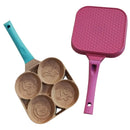 Sarten 4 Puestos Figuras Animales Cocina Panques Hamburguesa Diseño 1