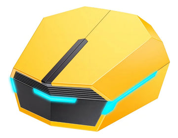 Audífonos Tws In-ear Gamer Inalámbricos Onikuma T32 Amarillo