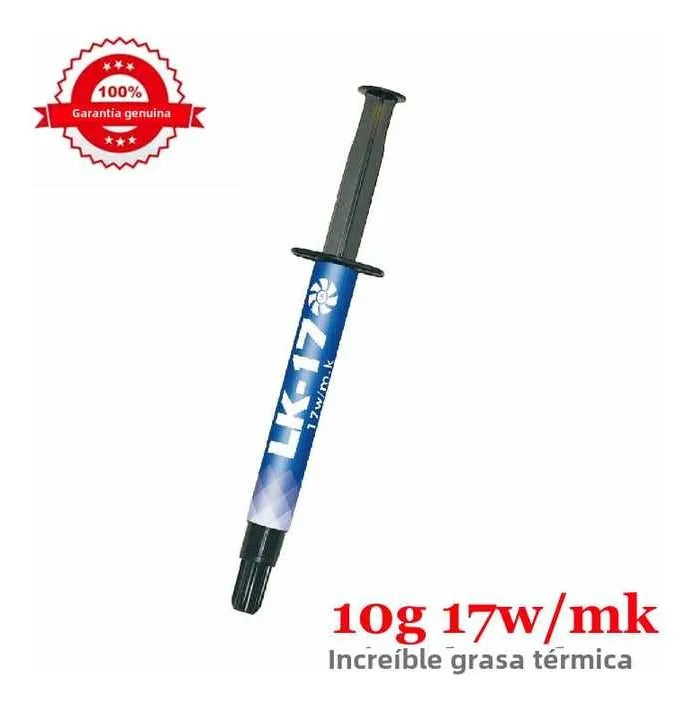 Pasta Térmica Lk-17, Conductiva Térmica, 17w/mk -10gramos Plateado