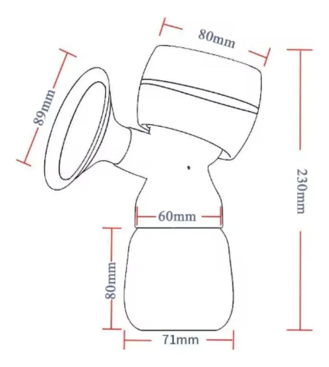 Extractor Eléctrico De Leche Materna Inalámbrico Recargable