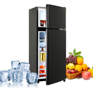 Refrigerador Compacto Retro 3.5 Pies Cúbicos Doble Puerta