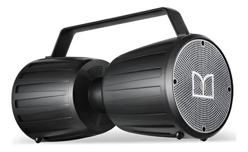 Parlante Monster EZ-Play Solara portátil con bluetooth waterproof negra