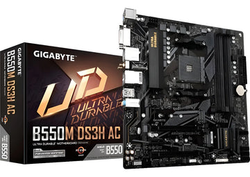 Motherboard Gigabyte B550m Ds3h Ac Amd Am4 Ddr4 Wifi Negro