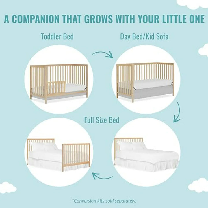 Cuna Convertible 5 En 1 Dream On Me Natural, Certificada Gre