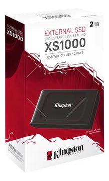 Disco Estado Solido Kingston Ssd Xs1000 Externo 2tb Usb 3.2 Negro