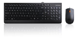 Combo De Teclado Y Mouse Usb Lenovo 300 Español La (171) Teclado Negro