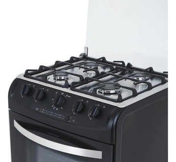 Estufa Orégano Haceb 60 Cms Gas Propano Negra Color Negro