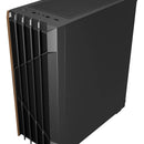 Chasis Iceberg Wood Core Gamer Con 6 Ventiladores Argb Negro