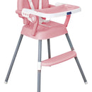 Silla Comedor Bebe 3en1 Happy Baby Azul Cp7000 Color Rosa