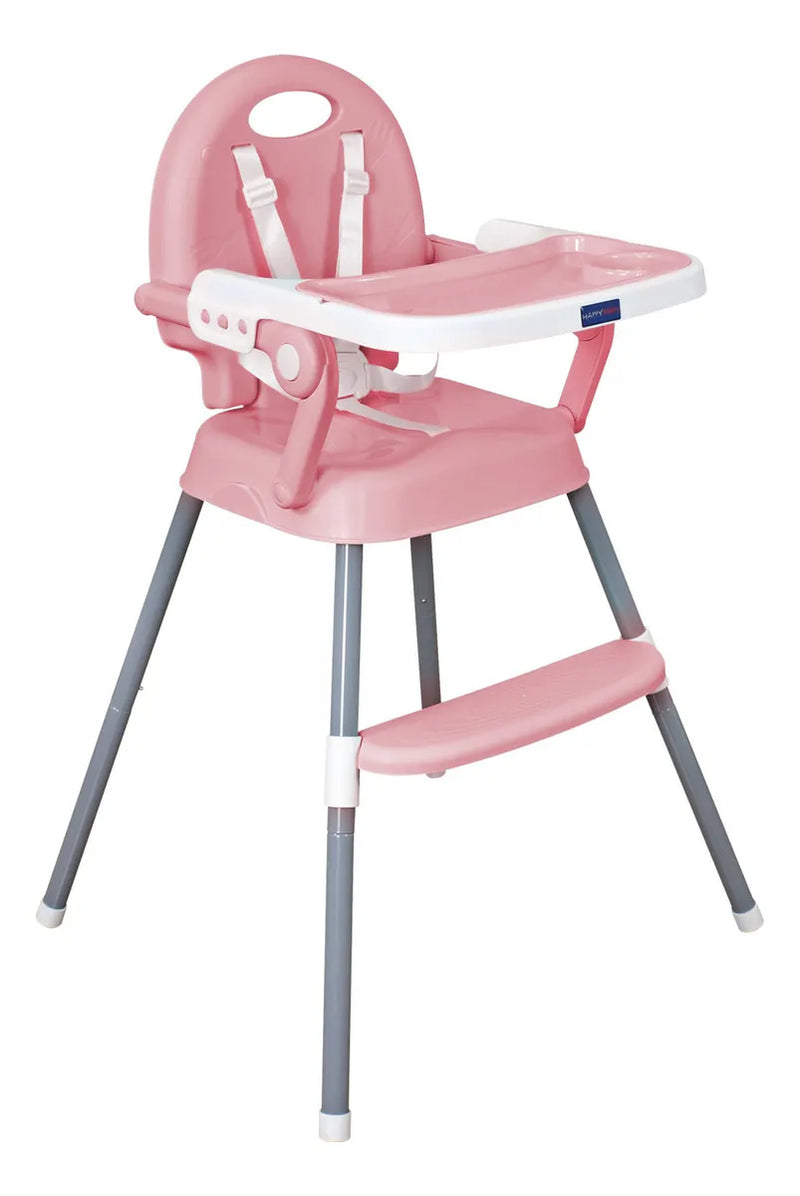 Silla Comedor Bebe 3en1 Happy Baby Azul Cp7000 Color Rosa