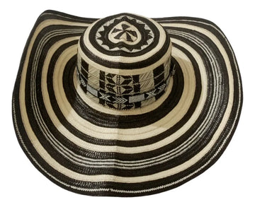 Sombrero Vueltiao Quinceano (15 Vueltas) Original Marrón Claro M