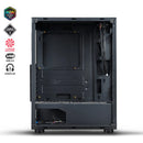 Combo De Chasis Gamer De 1 Cooler+ Fuente De 780wde Negro