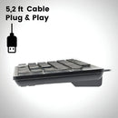 Teclado Gamer Usb Weibo Fc-560 Silencioso Con Luz Multimedia