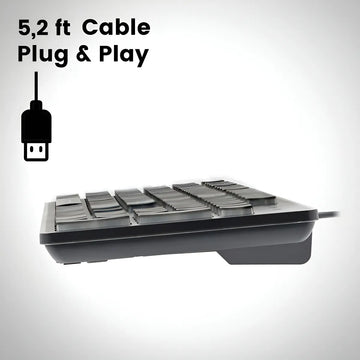 Teclado Gamer Usb Weibo Fc-560 Silencioso Con Luz Multimedia