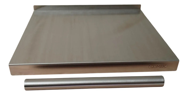 Tabla De Picar Alimentos Grande Acero Inoxidable 304 Lisa Plateado