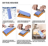 Kit De Piedra De Afilar Juego De Piedra De Afilar De...