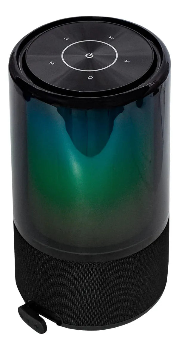 Parlante Recargable Lesk 80w Vta Con Audio 360°, Luces Led Y Color Negro