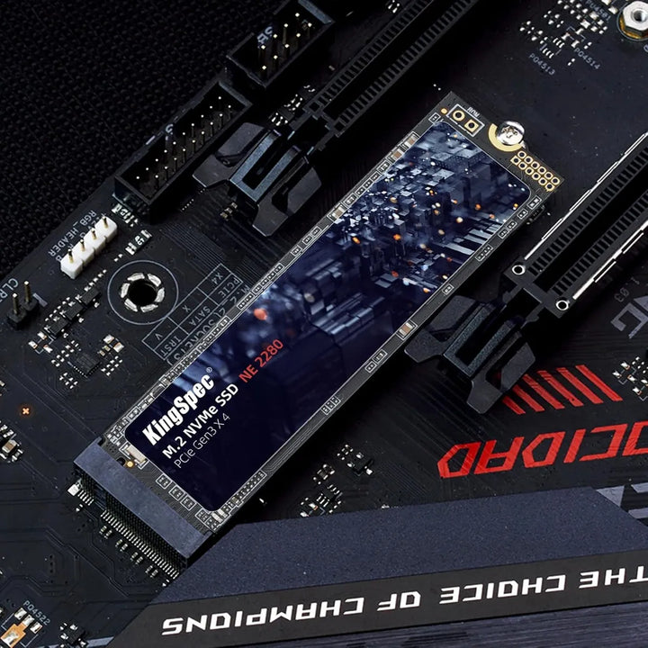 Unidad De Estado Sólido De 1tb Kingspec M.2 Nvme Gen3x4 2280 Negro