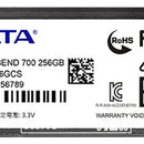 Disco sólido interno azul Adata Legend 700 de 256 GB