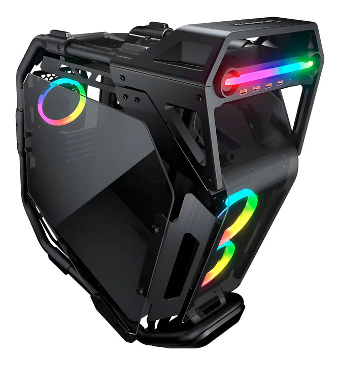 Armario Gamer, modelo Cratus - Ref.385LMS0.0001 Color Negro