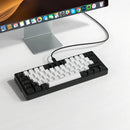 Teclado Gamer Mecánico Zifriend Ag61 Español Black Switches Retroiluminado Rainbow 62 Teclas 60% Compacto Interruptores Intercambiables En Caliente Hot Swap